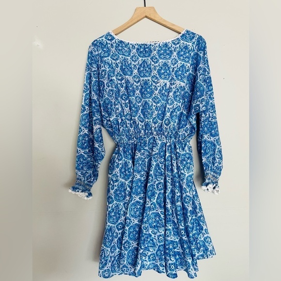 Buggy Assisi Dress in Nettie Greek Blue - Picture 6 of 15